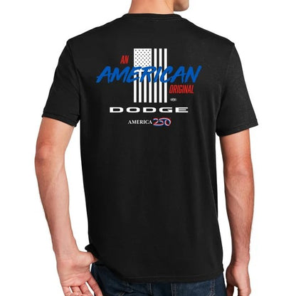 America250 Dodge Flag T-Shirt - NEW