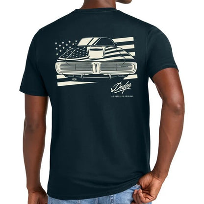 America250 Dodge Original Navy T-Shirt - NEW