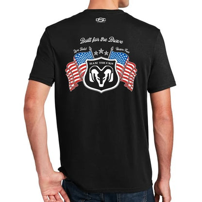 America250 Ram Built for the Brave T-Shirt - NEW