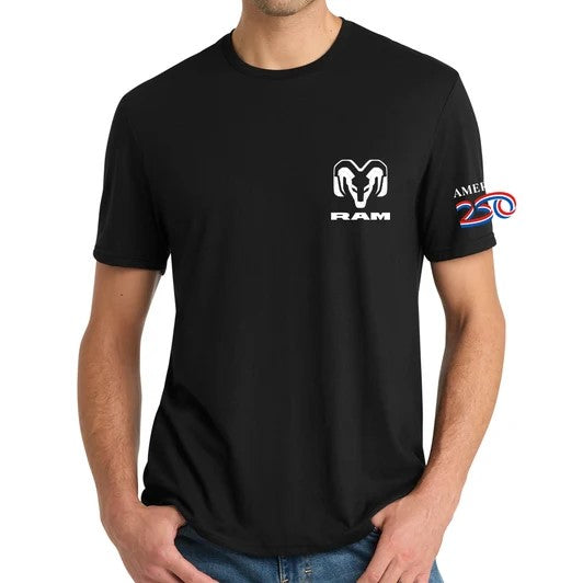 America250 Ram Built for the Brave T-Shirt - NEW