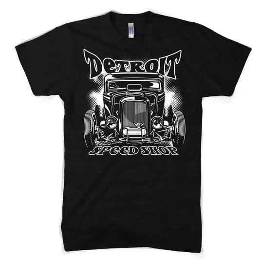 Mens Detroit Speed Shop Deuce Coupe T-shirt - New