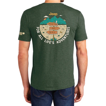 Mens Jeep® For All Life's Adventures T-Shirt - New