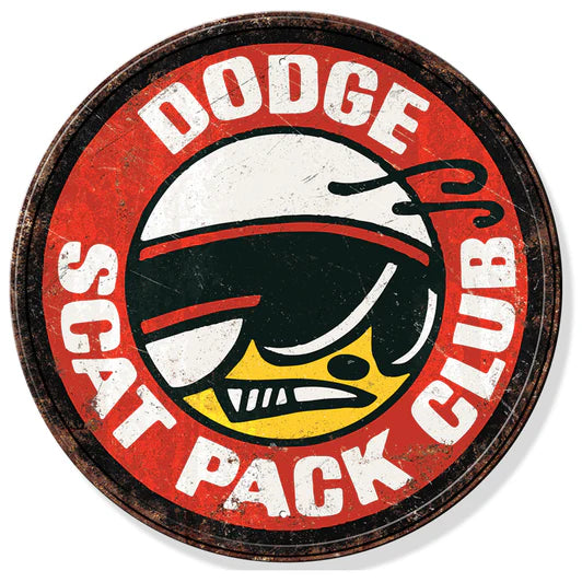 Metal Sign - Dodge Scat Pack Club - New