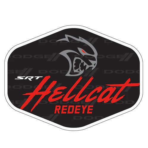 Sticker - Dodge SRT Hellcat Redeye Hex