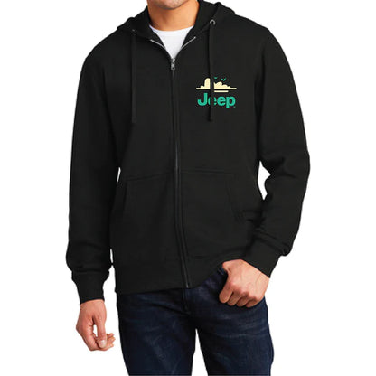 Mens Jeep® Dunes Zip Hoodie Sweatshirt - NEW
