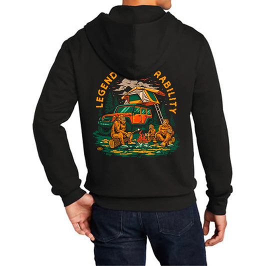Mens Jeep® Sasquatch Zip Hoodie Sweatshirt - NEW