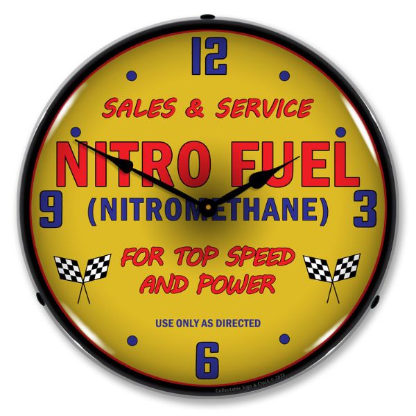 Nitro Fuel LED Clock - NEW