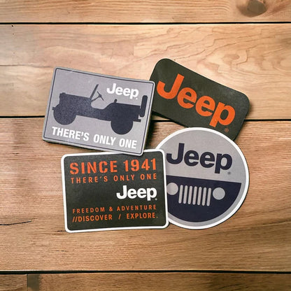 Jeep Flip Knit Navy Stencil