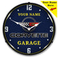 Add Your Name - C4 Corvette Garage Lighted Clock