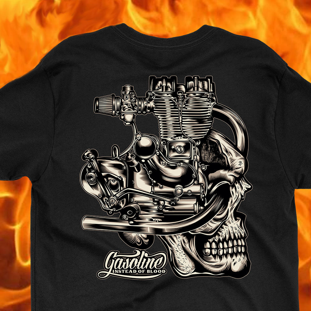 Gasoline Instead of Blood - black or navy
