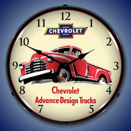 1953 Chevrolet Truck Lighted Clock