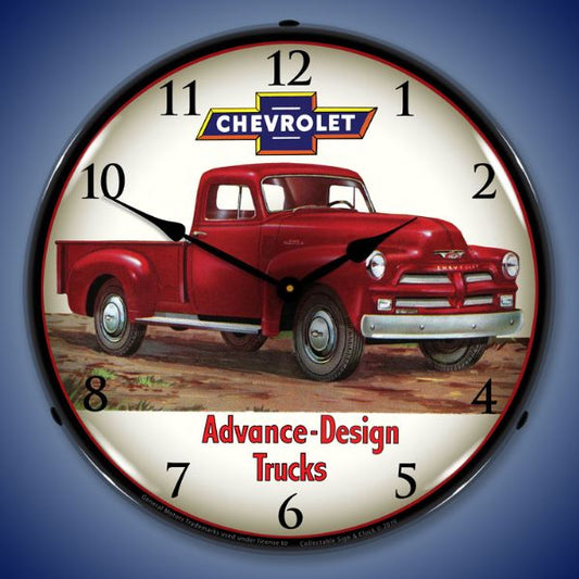 1954 Chevrolet Truck 2 Lighted Clock