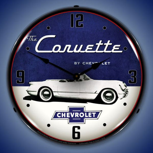 1954 Corvette Lighted Clock