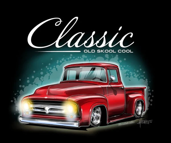 1956 Classic Old Skool F100% Shirt - 5 Colors Available
