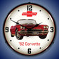 1962 Corvette Lighted Clock