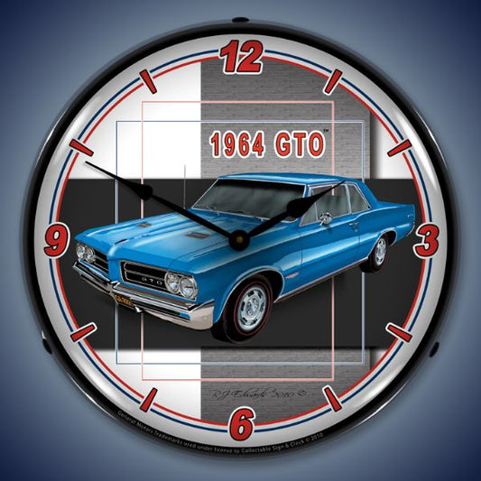 1964 GTO Lighted Clock