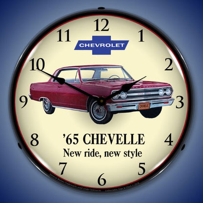 1965 Chevelle Lighted Clock