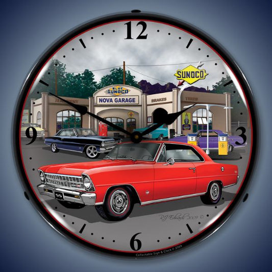 1967 Nova Lighted Clock