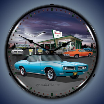 1968 Sinclair GTO Lighted Clock