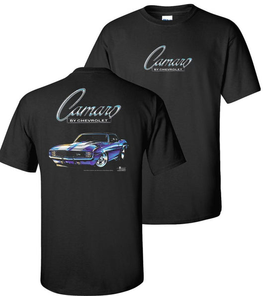 '69 Chevy Camaro Black T-Shirt