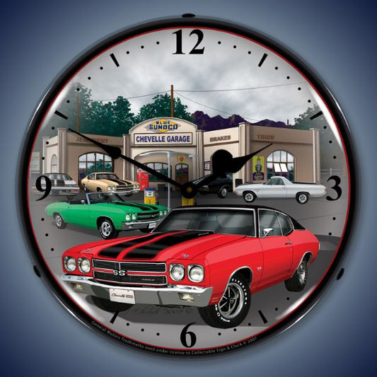 1970 Chevelle Lighted Clock