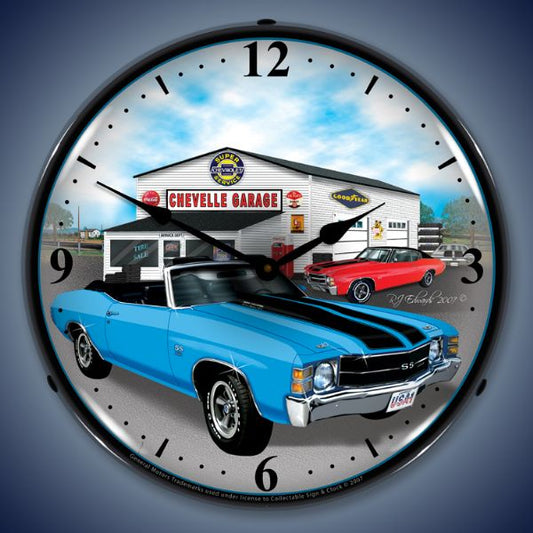 1971 Chevelle Lighted Clock