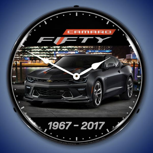 2017 Camaro 50th Lighted Clock