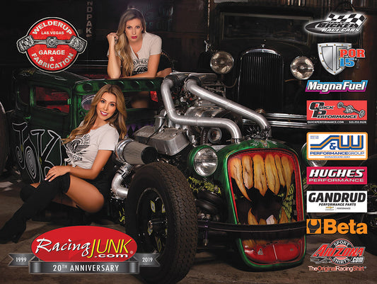 RacingJunk 20th Anniversary Poster - Steph & Whitney Edition