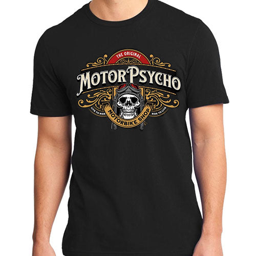 MotorPsycho Motorbike Shop T