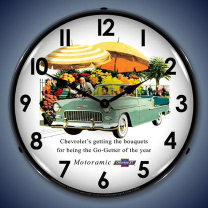 1955 Bel Air Convertible Lighted Clock