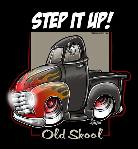 Step it Up Old Skool Flames Shirt