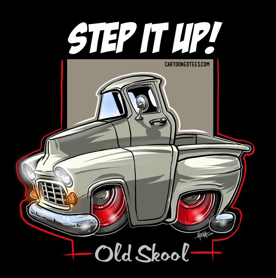 '55 Step it Up Gray Shirt