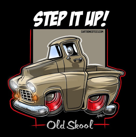 '55 Step it Up Tan Shirt