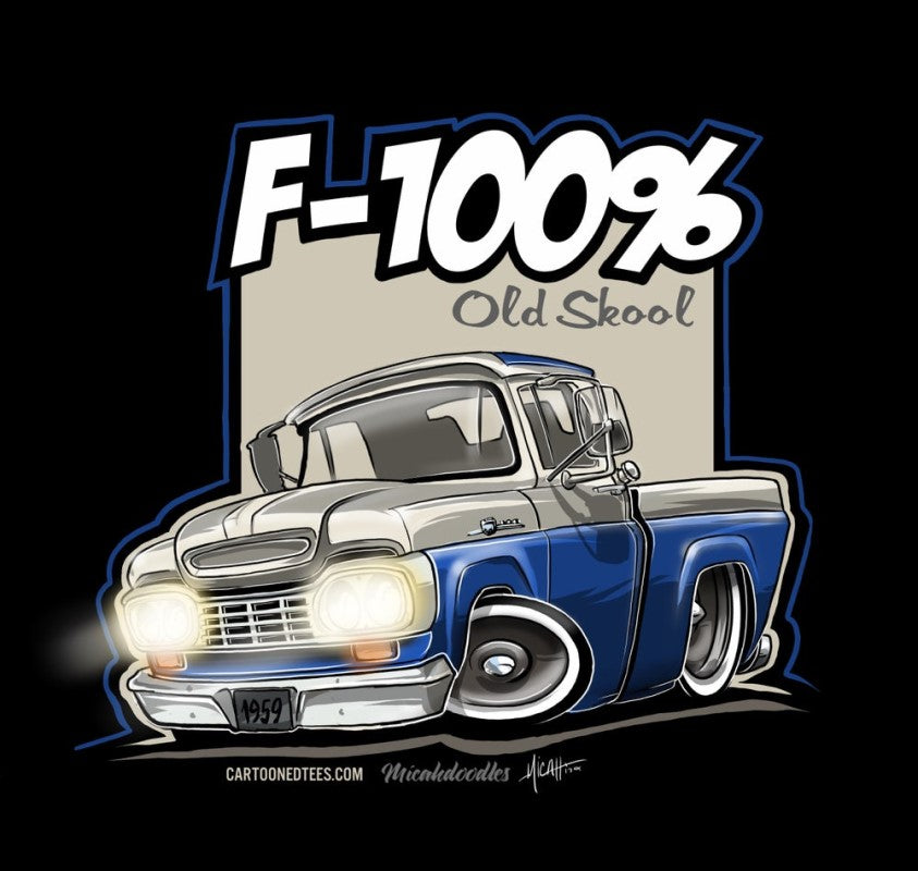 '59 F100% Fleetside Shirt - 5 Colors Available