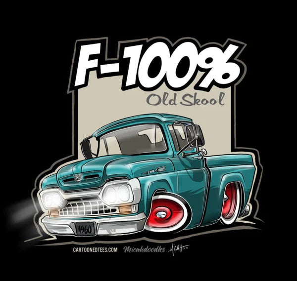 '60 F100% Fleetside Shirt - 4 Colors Available
