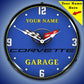 Add Your Name - C5 Corvette Garage Lighted Clock