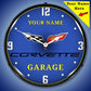 Add Your Name - C6 Corvette Garage Lighted Clock