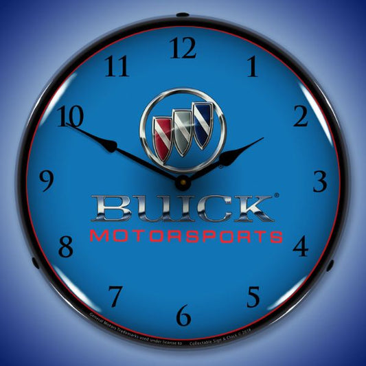 Buick Motorsports Lighted Clock