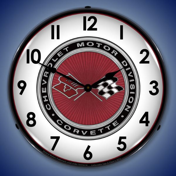 C3 Corvette Lighted Clock