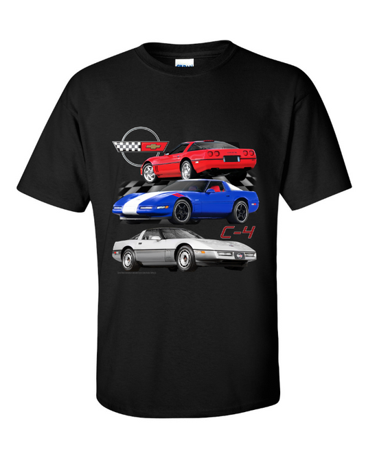C4 Corvette Trio T-Shirt