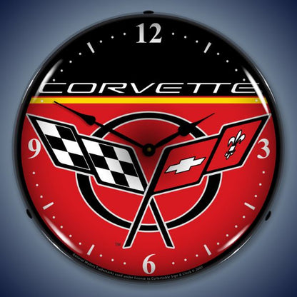 C5 Corvette Lighted Clock