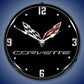 C7 Corvette Black Tie Lighted Clock