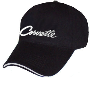 Corvette Script Liquid Metal Hat