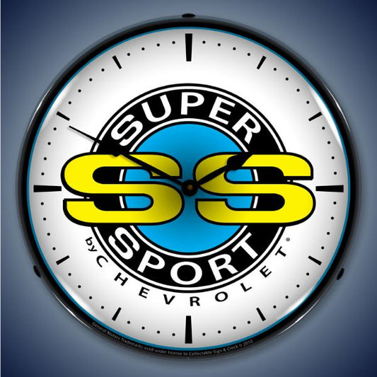 Chevrolet Super Sport Lighted Clock