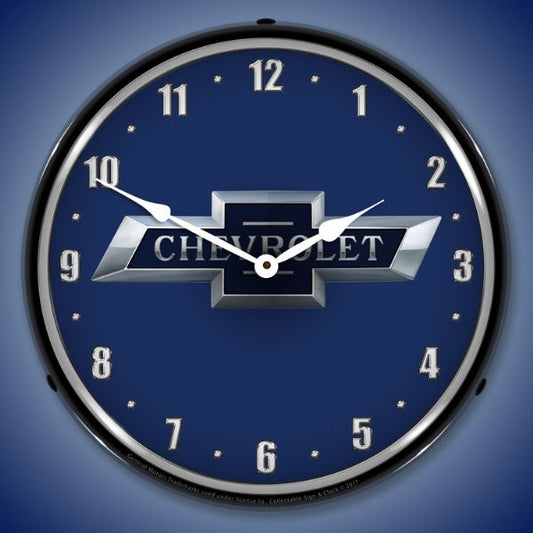 Chevrolet Bowtie 100th Anniversary Lighted Clock