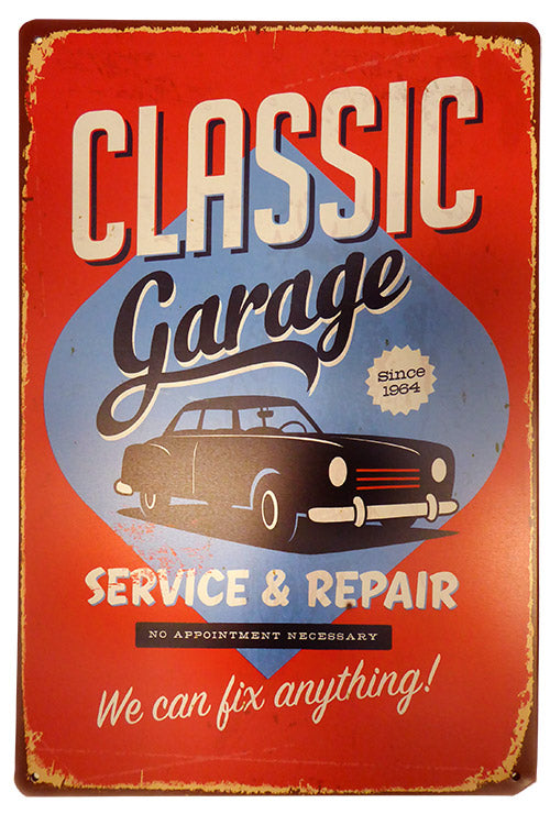 Classic Garage Tin Sign