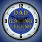 Dad the Racing Legend Lighted Clock