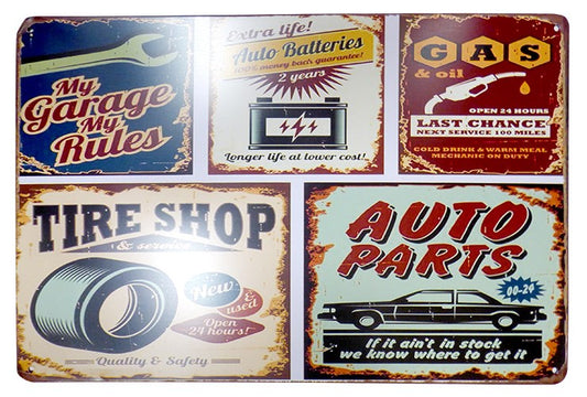 Garage Tin Sign