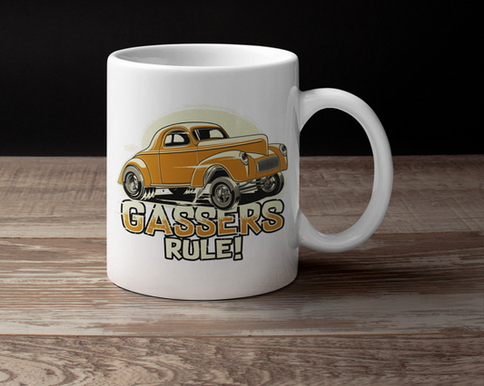 Gassers Rule! Willys Mug