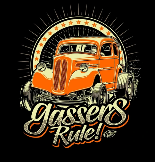 Gassers Rule! Anglia Shirt - 3 Colors Available